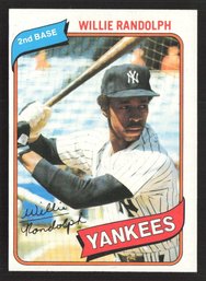 1980 TOPPS WILLIE RANDOLPH