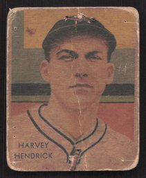 1934 DIAMOND STARS HARVEY 'GINK' HENDRICK