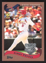 2002 TOPPS ALBERT PUJOLS GOLD CUP ROOKIE