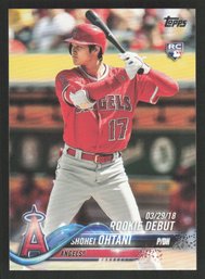 2018 TOPPS UPDATE SHOHEI OHTANI ROOKIE CARD                  SPORTS CARDS