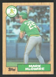 1987 TOPPS MARK MCGWIRE ROOKIE