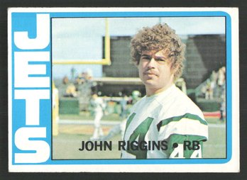 1972 TOPPS JOHN RIGGINS ROOKIE CARD