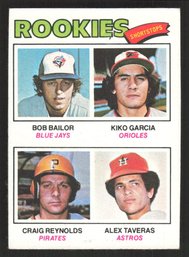 1977 TOPPS ROOKIES SHORTSTOPS KIKO GARCIA, ALEX TAVERAS, BOB BAILOR, CRAIG REYNOLDS