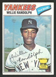 1977 TOPPS WILLIE RANDOLPH GOLD CUP ROOKIE