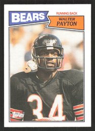 1987 TOPPS WALTER PAYTON  - HALL OF FAME LEGEND