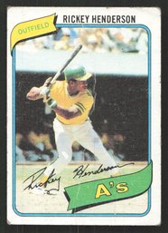 1980 TOPPS RICKEY HENDERSON RC