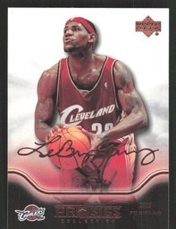 2004 UPPER DECK LEBRON JAMES DIAMOND PROSIGS COLLECTON