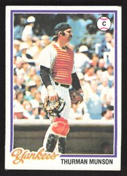 1978 TOPPS THUMAN MUNSON