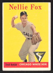 1958 TOPPS NELLIE FOX - HALL OF FAMER