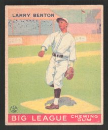 1933 GOUDEY LARRY BENTON