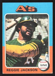 1975 TOPPS REGGIE JACKSON - HALL OF FAMER