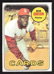 1969 TOPPS BOB GIBSON - HALL OF FAMER