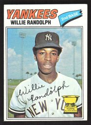 1977 TOPPS WILLIE RANDOLPH GOLD ROOKIE CUP