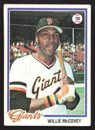 1978 TOPPS WILLIE MCCOVEY - HALL OF FAMER