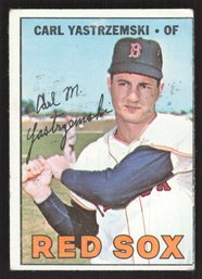 1967 TOPPS CARL YASTRZEMSKI - HALL OF FAMER