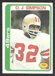 1978 TOPPS O.J. SIMPSON