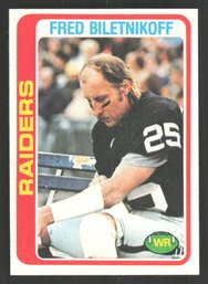 1978 TOPPS FRED BILETNIKOFF