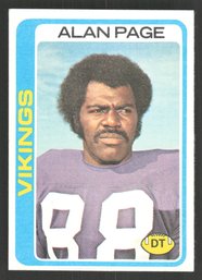 1978 TOPPS ALAN PAGE - HALL OF FAMER