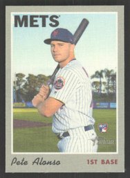 2019 TOPPS HERITAGE PETE ALONSO CLOTH ROOKIE