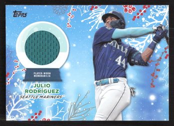 2023 TOPPS HOLIDAY JULIO RODRIGUEZ RELIC