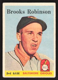 1958  TOPPS BROOKS ROBINSON ----  SPORTS CARDS!