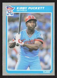 1985 FLEER KIRBY PUCKETT ROOKIE