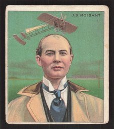 1910 MECCA CIGARETTES J.B. MOISANT - FIRST TO FLY OVER PARIS