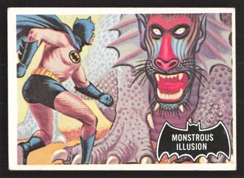 1966 TOPPS BATMAN - MONSTROUS ILLUSION