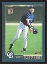 2001 TOPPS ICHIRO SUZUKI ROOKIE CARD