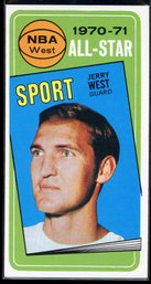 1970 TOPPS JERRY WEST ALL STAR - TALL BOY - HALL OF FAMER