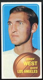 1970 TOPPS JERRY WEST TALL BOY - MR. CLUTCH - HALL OF FAMER