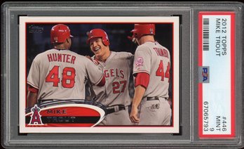 2012 TOPPS MIKE TROUT!!! PSA 9 SECOND-YEAR