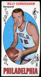 1969-70 TOPPS BILLY CUNNINGHAM TALL BOY - HALL OF FAMER