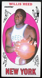 1969-70 TOPPS WILLIS REED TALL BOY - HALL OF FAMER