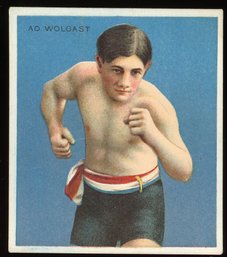 1910 Hassan T-218 Champion Series. A.D. Wolgast - FORMER LW CHAMPION