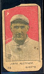 1920 W516 STRIP CARD ARTY FLETCHER - 9X WORLD SERIES CHAMP!