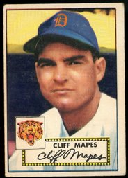 1952 TOPPS CLIFF MAPES                     SPORTS CARDS