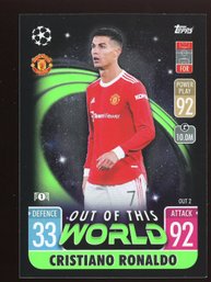 TOPPS MANCHESTER UNITED CRISTIANO RINALDO OUT OF THIS WORLD
