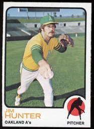 1973 TOPPS JIM CATFISH HUNTER