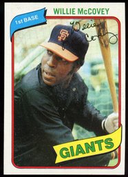 1980 TOPPS WILLIE MCCOVEY - HALL OF FAMER    SPORTS CARDS