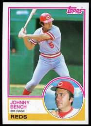 1983 TOPPS JOHNNY BENCH - HALL OF FAMER