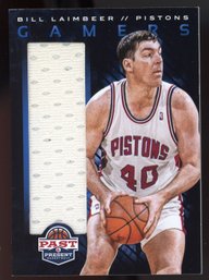 2012-13 PANINI PAST & PRESENT BILL LAIMBEER GAME-WORN PIECE