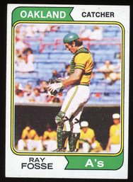 1974 TOPPS RAY FOSSE - A'S HALL OF FAME