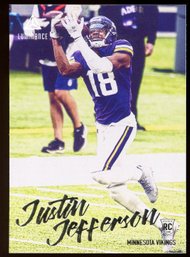 2020 PANINI CHRONICLES LUMINANCE JUSTIN JEFFERSON ROOKIE CARD                       SPORTS CARD