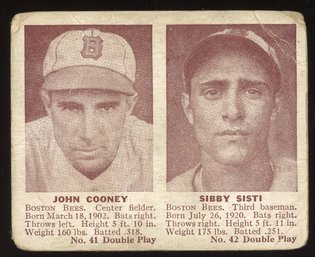 1941 DOUBLE PLAY (R331) JOHN COONEY & SIBBY SISTI