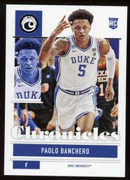 2020-21 PANINI CHRONICLES DP PAOLO BANCHERO ROOKIE CARD