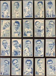 1950 TURF CARRERA'S 50 FAMOUS CRICKETERS - SUPER RARE AND NEAR COMPLETE