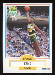 1990 FLEER SHAWN KEMP ROOKIE CARD