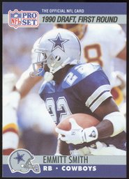 1990 PRO SET EMMITT SMITH ROOKIE    SPORTS CARDS