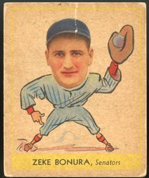 1938 GOUDEY HENRY 'ZEKE' BONURA #252    SPORTS CARDS